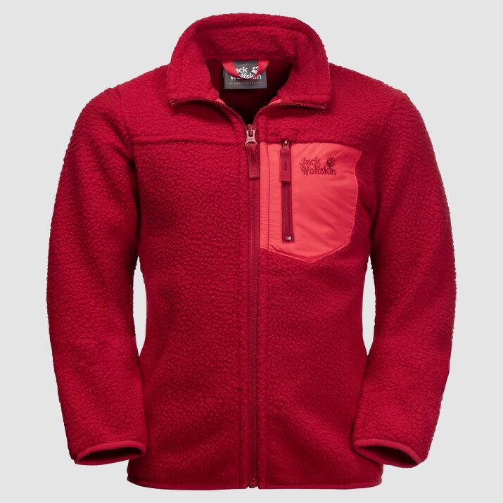 Jack Wolfskin Kids Ice Cloud Fleece Jacket Red 547139QGM